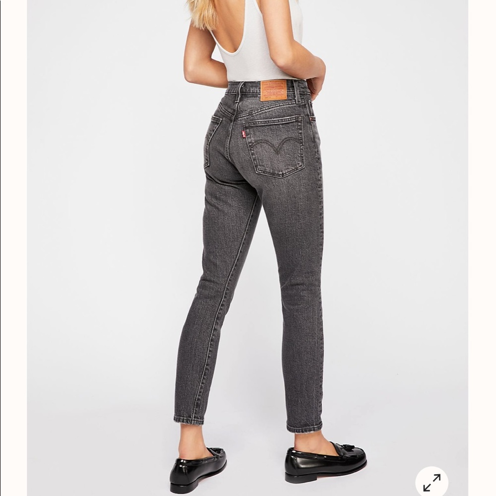 LEVIS 501 Free people coal black